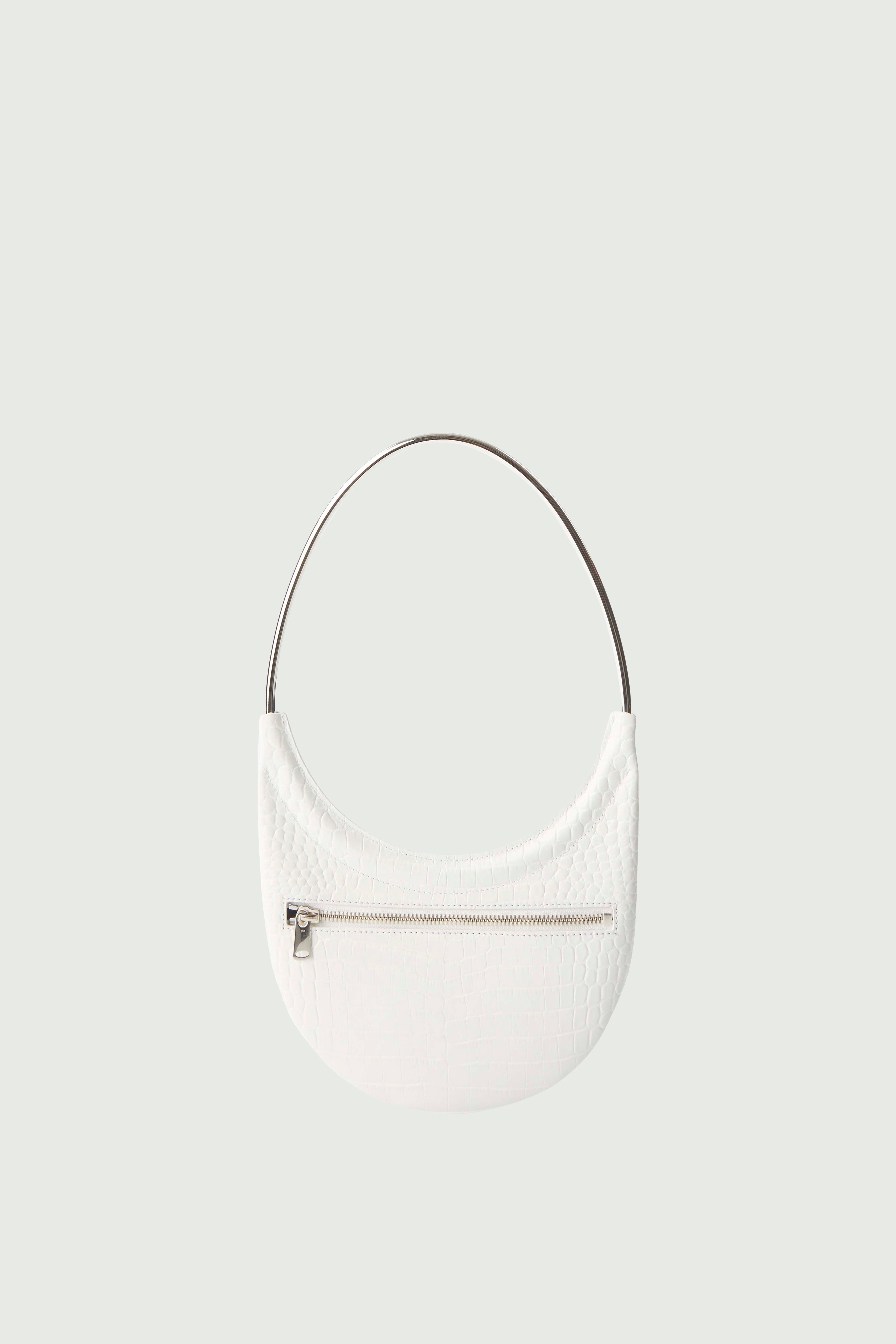 Croc-Effect Ring Swipe Bag - 3