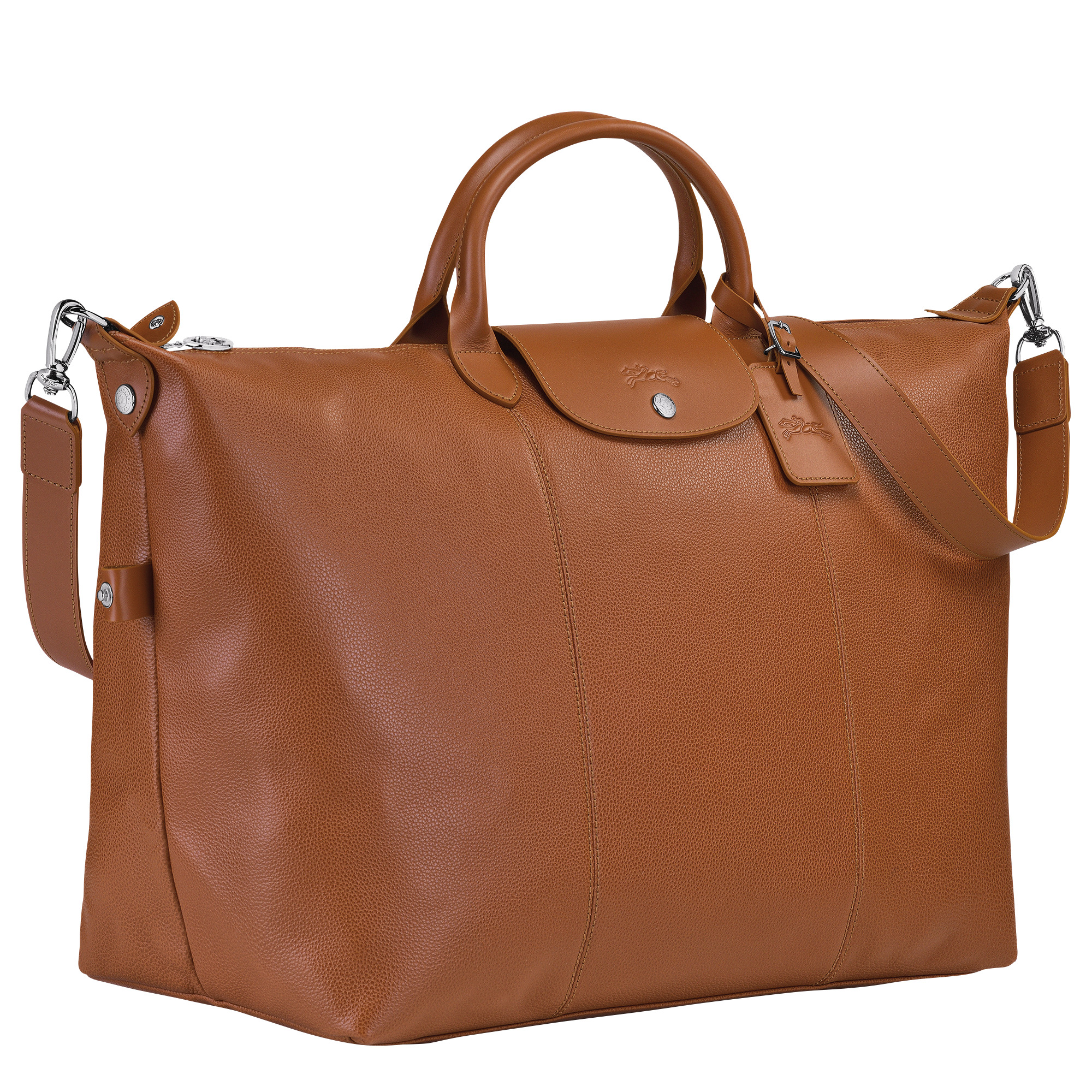 Le Foulonné S Travel bag Caramel - Leather - 3