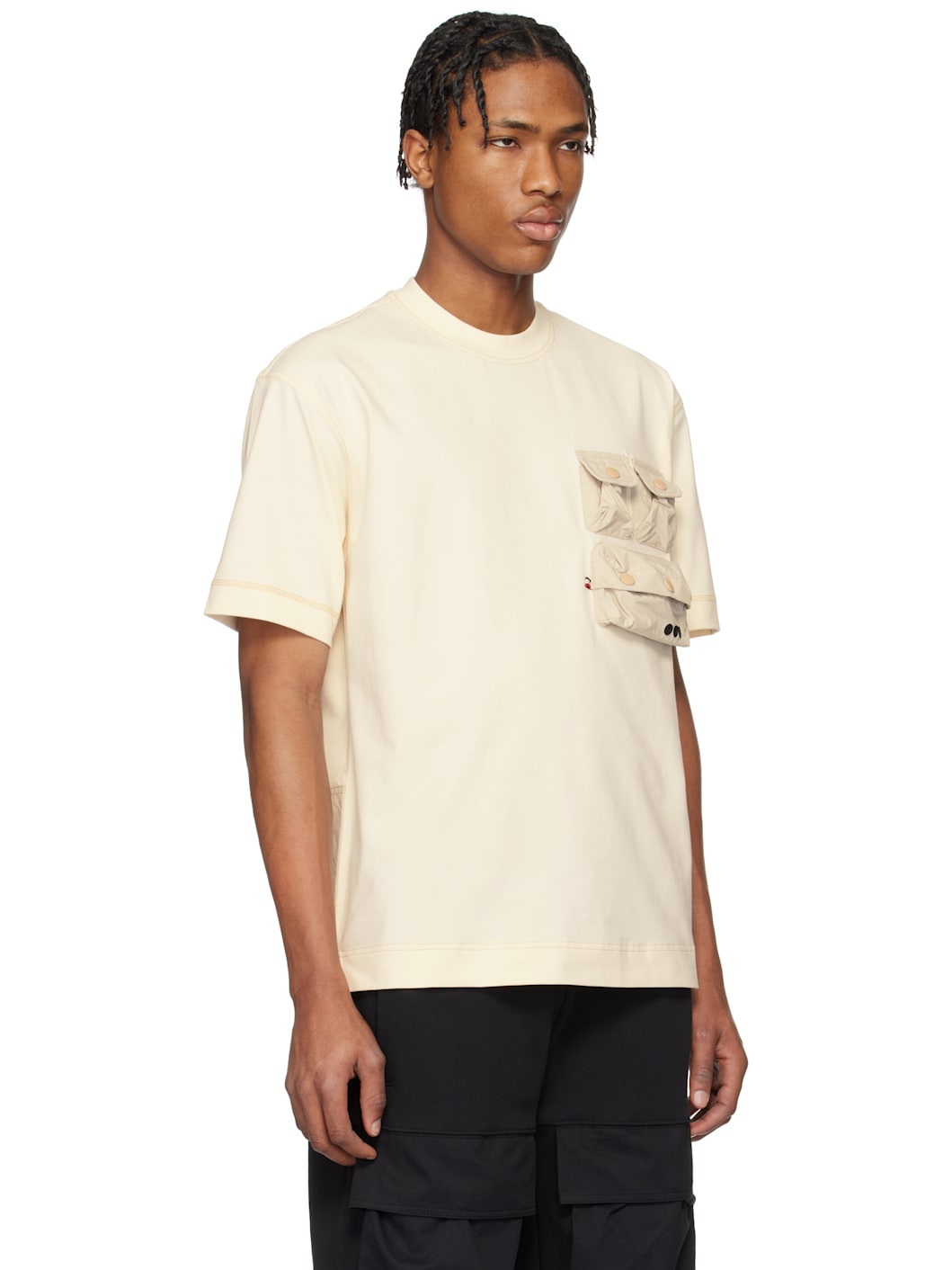 Off-White Pockets Cotton T-shirt - 2