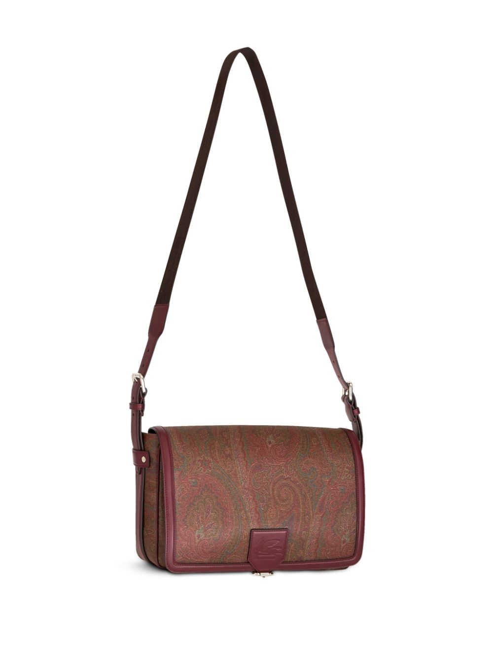 paisley-jacquard shoulder bag - 3