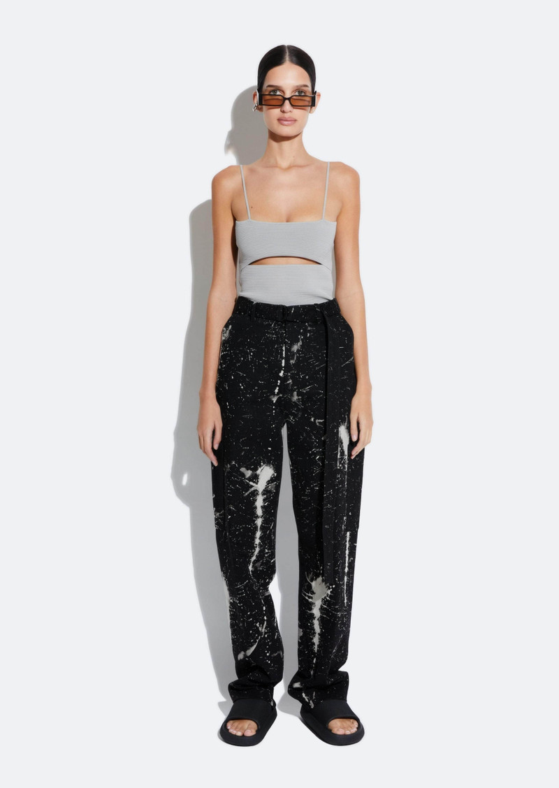 LAPOINTE Bleached Denim Tapered Pant outlook