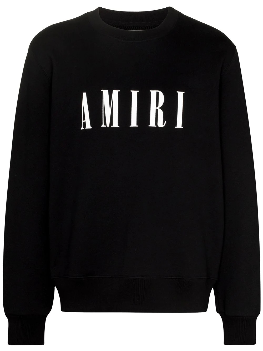 logo-print cotton sweatshirt - 1