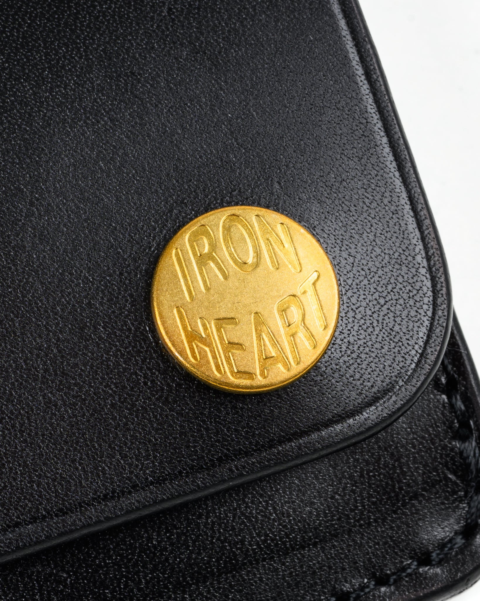 IHG-086-BLK Mini Trucker Wallet - Black - 8