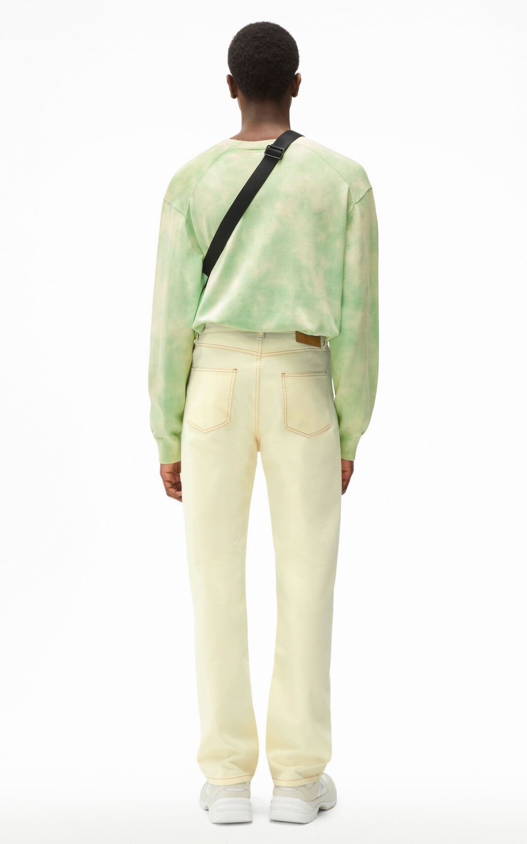 Straight-cut denim trousers - 3