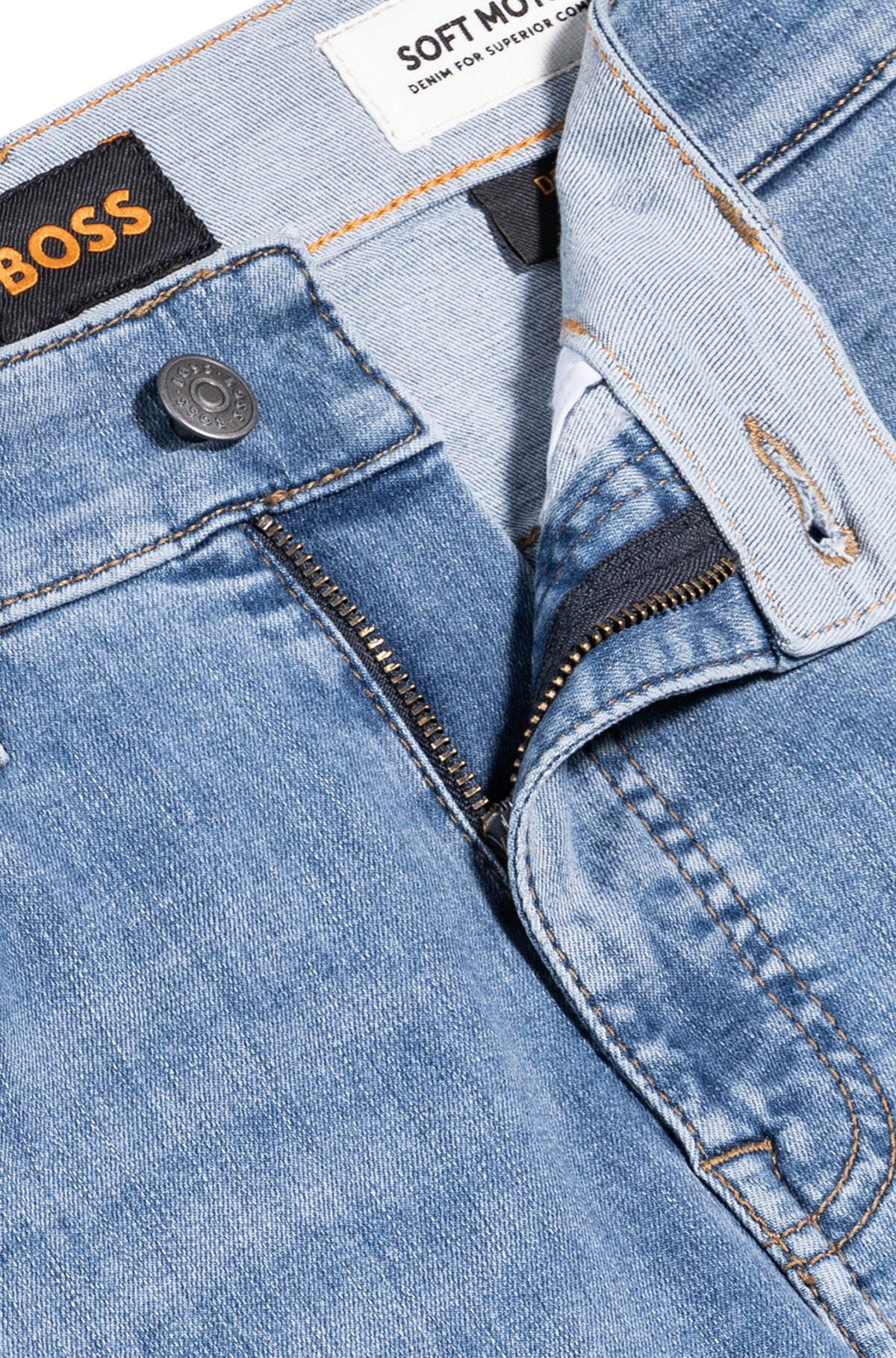 DELAWARE SLIM-FIT JEANS IN BLUE SOFT-MOTION DENIM - 6