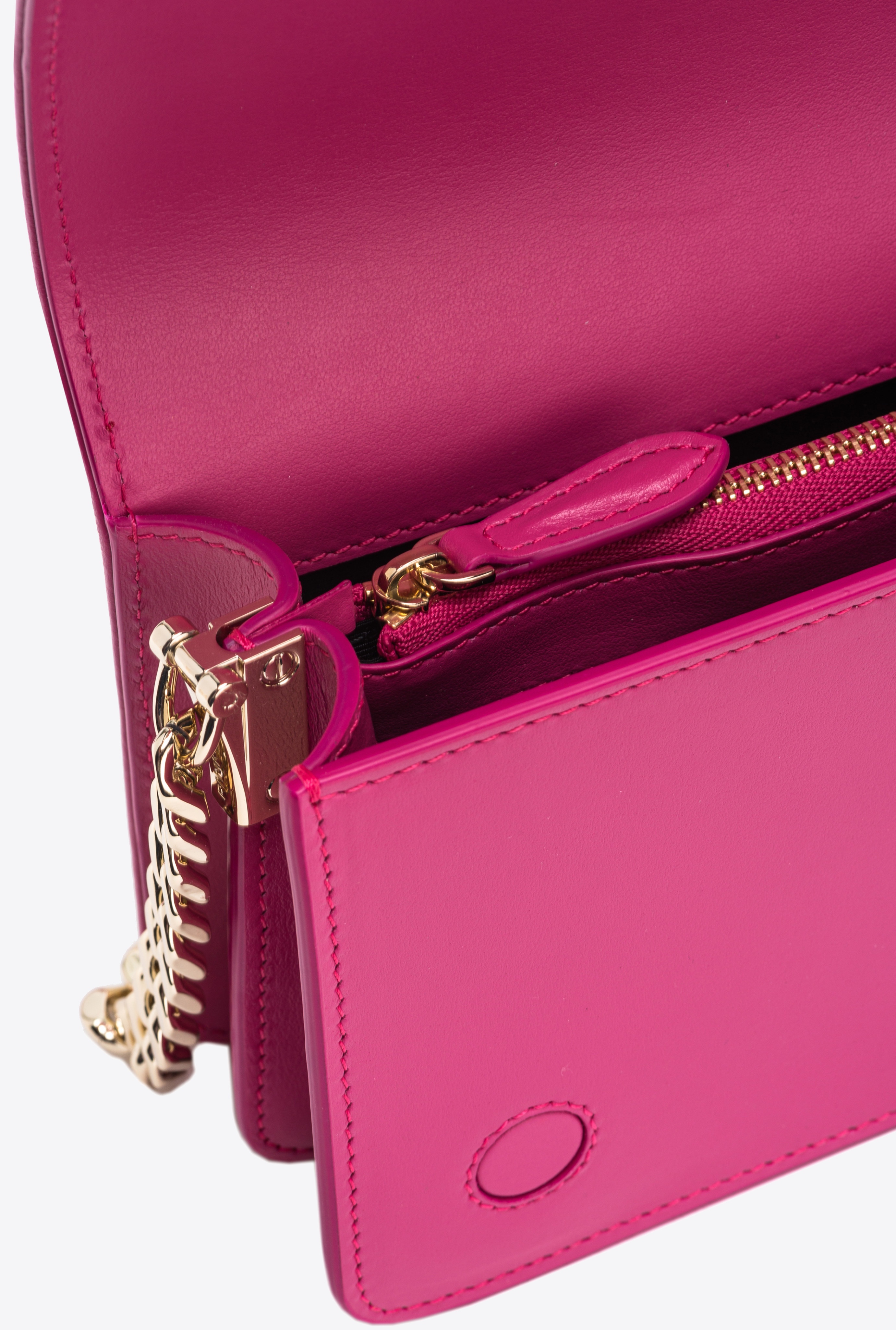 PINKO GALLERIA FULL-RHINESTONE MINI LOVE BAG CLICK - 7