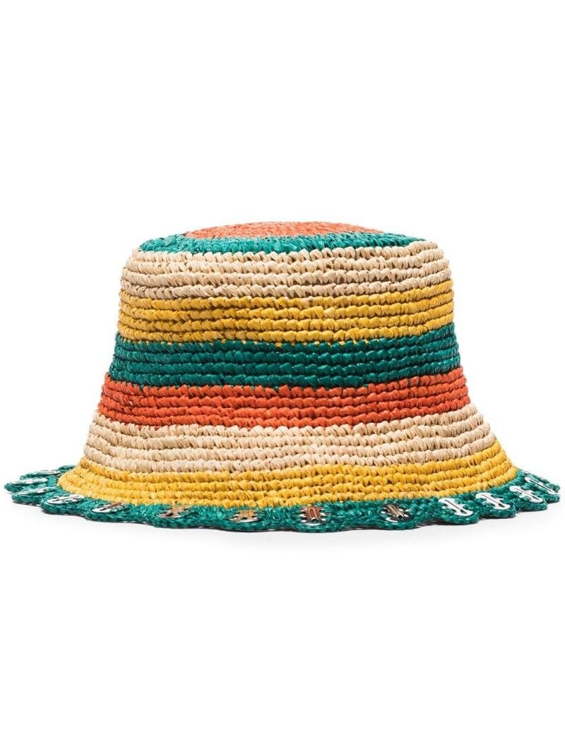 raffia  straw hat - 1