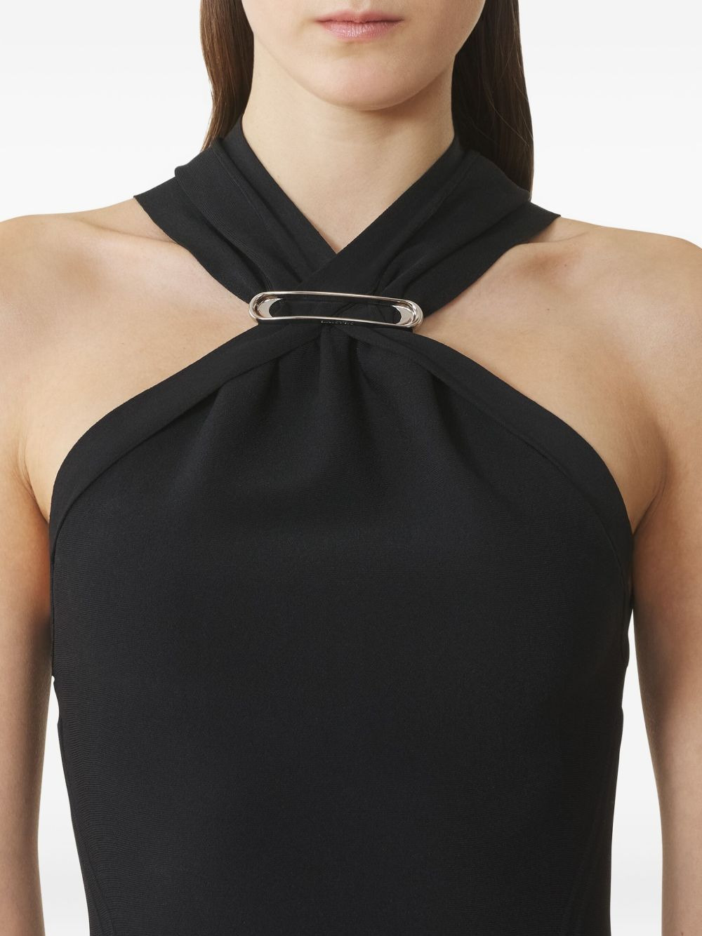 halterneck midi dress - 5