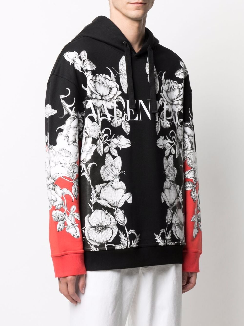 logo-print long-sleeve hoodie - 3