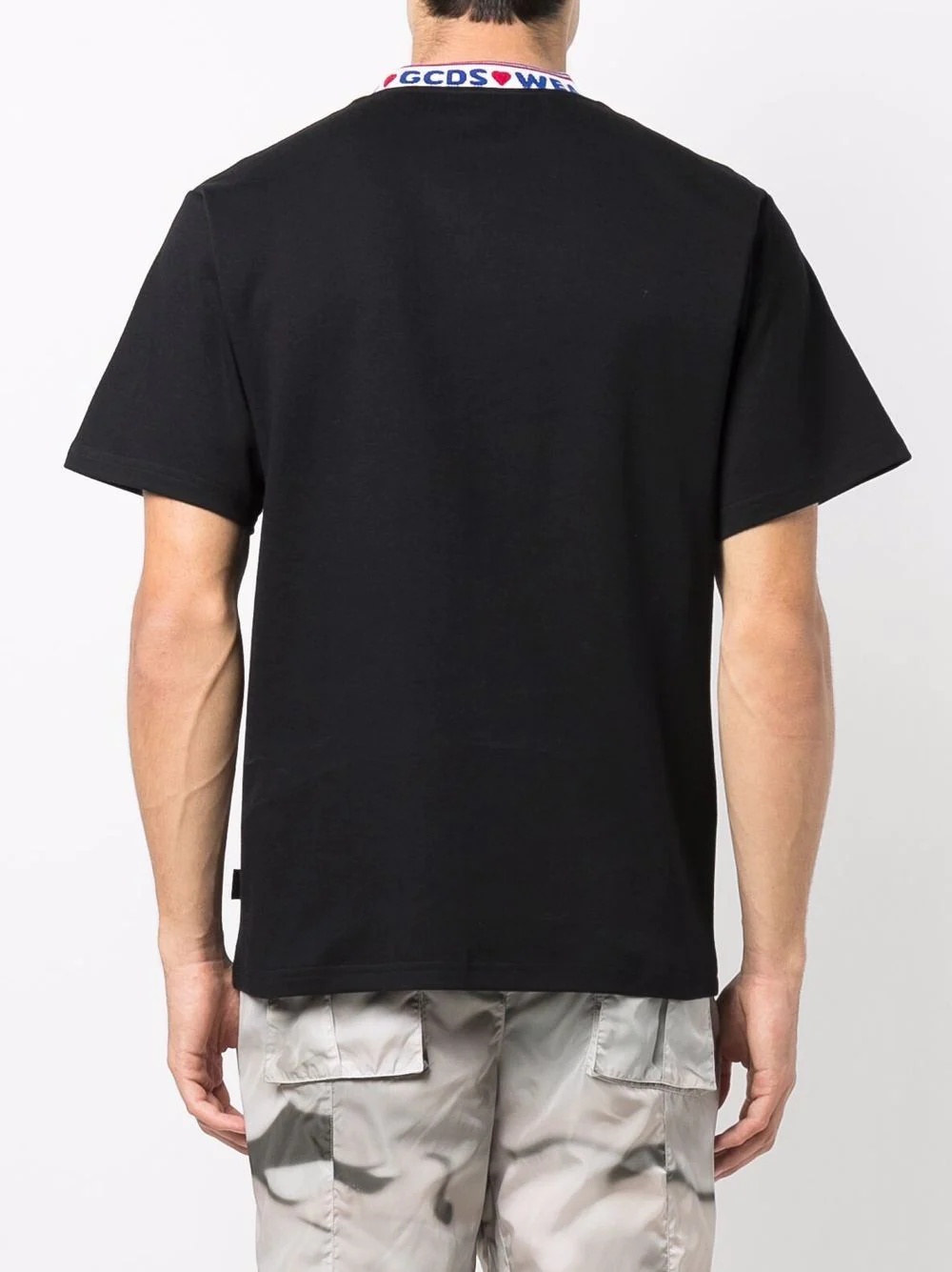 logo-collar T-shirt - 4