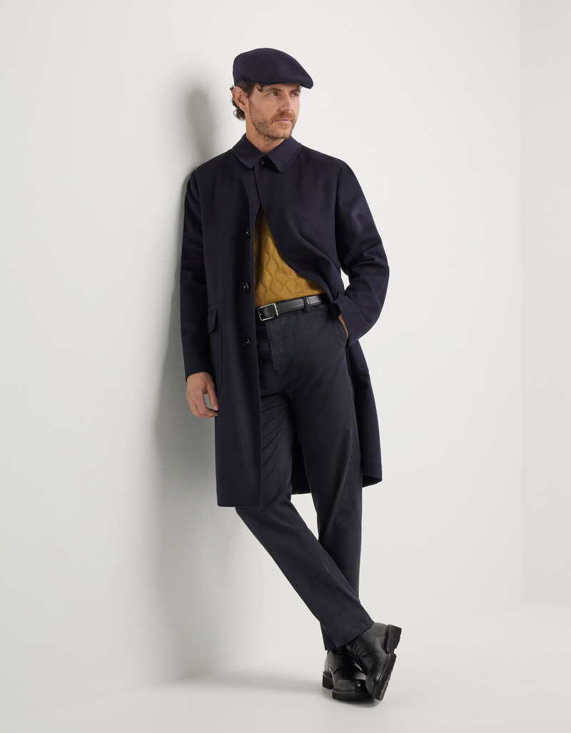 Canali CANALI NUVOLA NAVY BLUE PURE WOOL COAT outlook