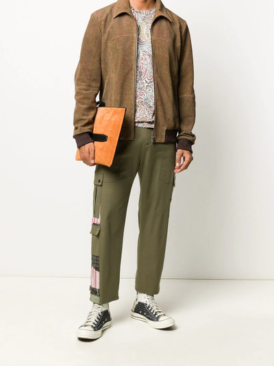 Etro paisley print collared jacket outlook