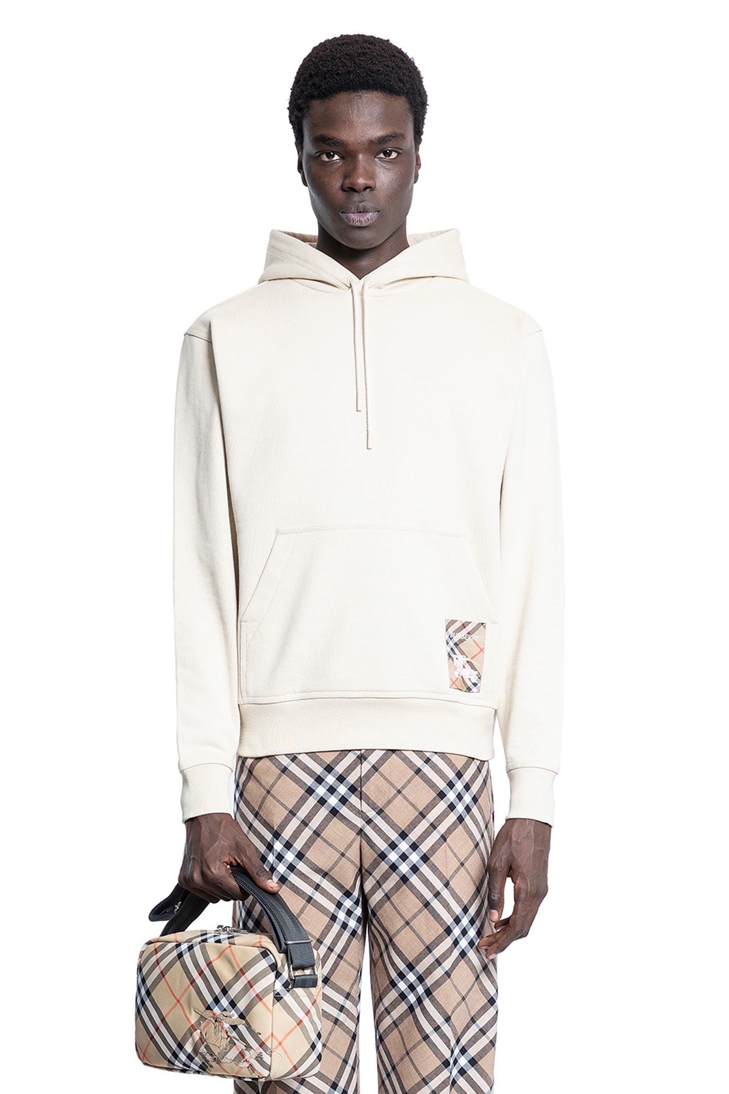 Check-Label-Cotton-Hoodie - 5