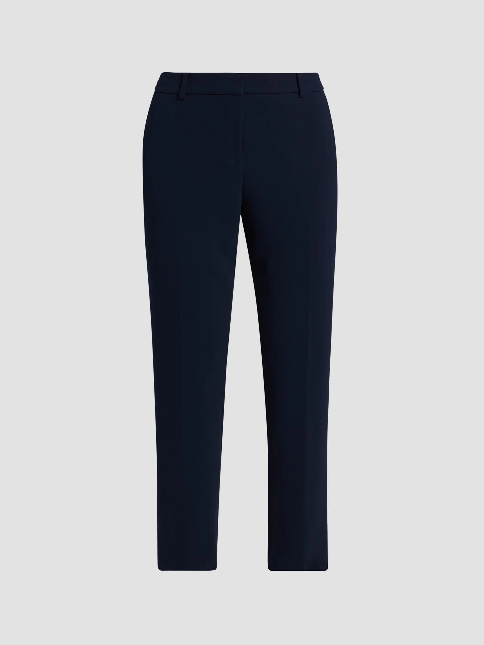 Women's Gloria Crepe Straight-Leg Pants - Navy - 1