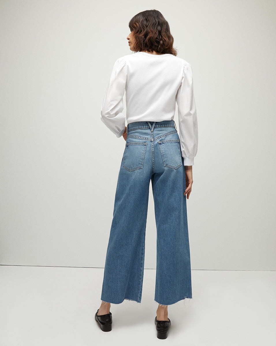 TAYLOR CROPPED WIDE-LEG JEAN - 4