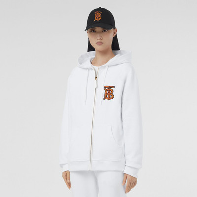 Burberry Monogram Motif Cotton Hooded Top outlook