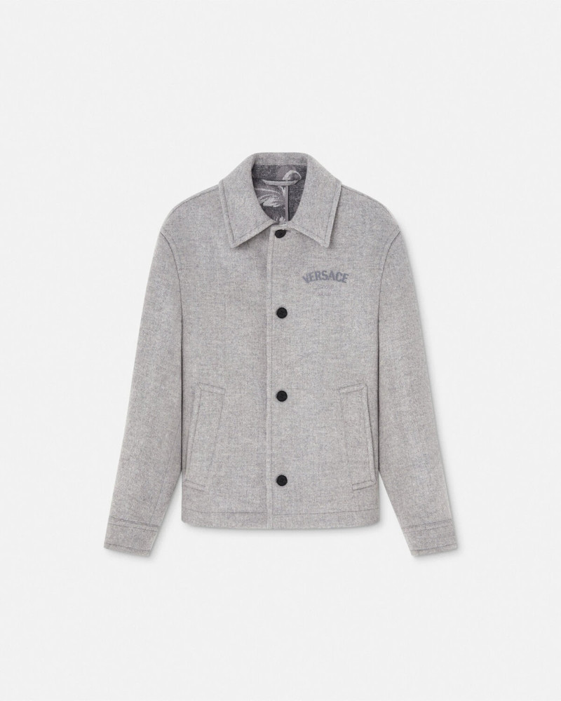Wool-Blend Blouson Jacket - 1