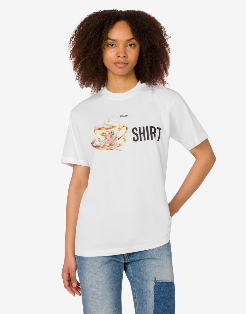 PRINTED ORGANIC COTTON JERSEY T-SHIRT - 1