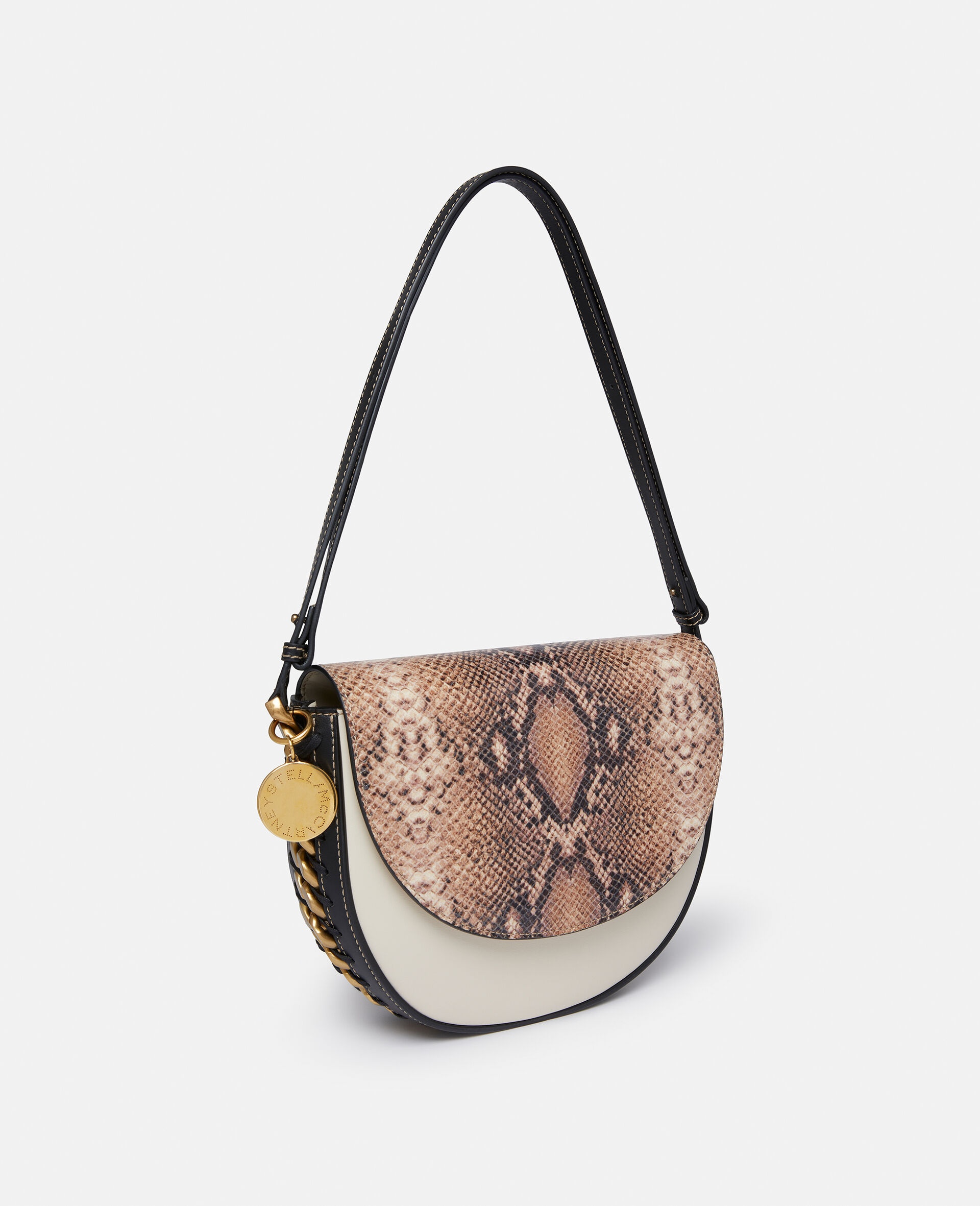 Frayme Alter Python Medium Flap Shoulder Bag - 3