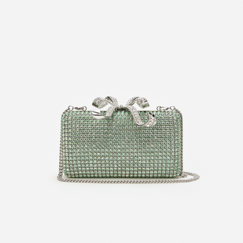 Green Chainmail Clutch Bag 4