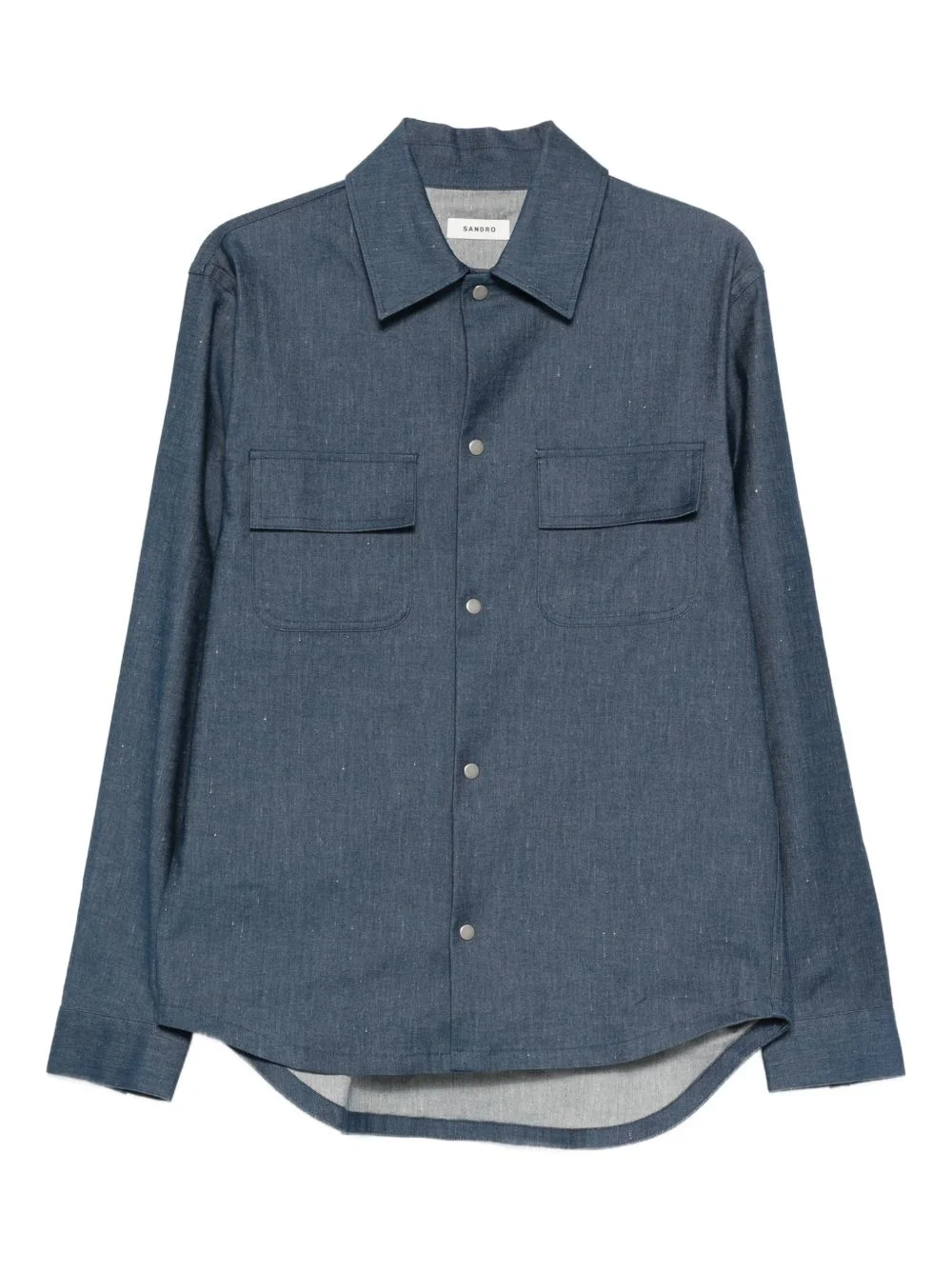 pocket long-sleeve shirt - 1