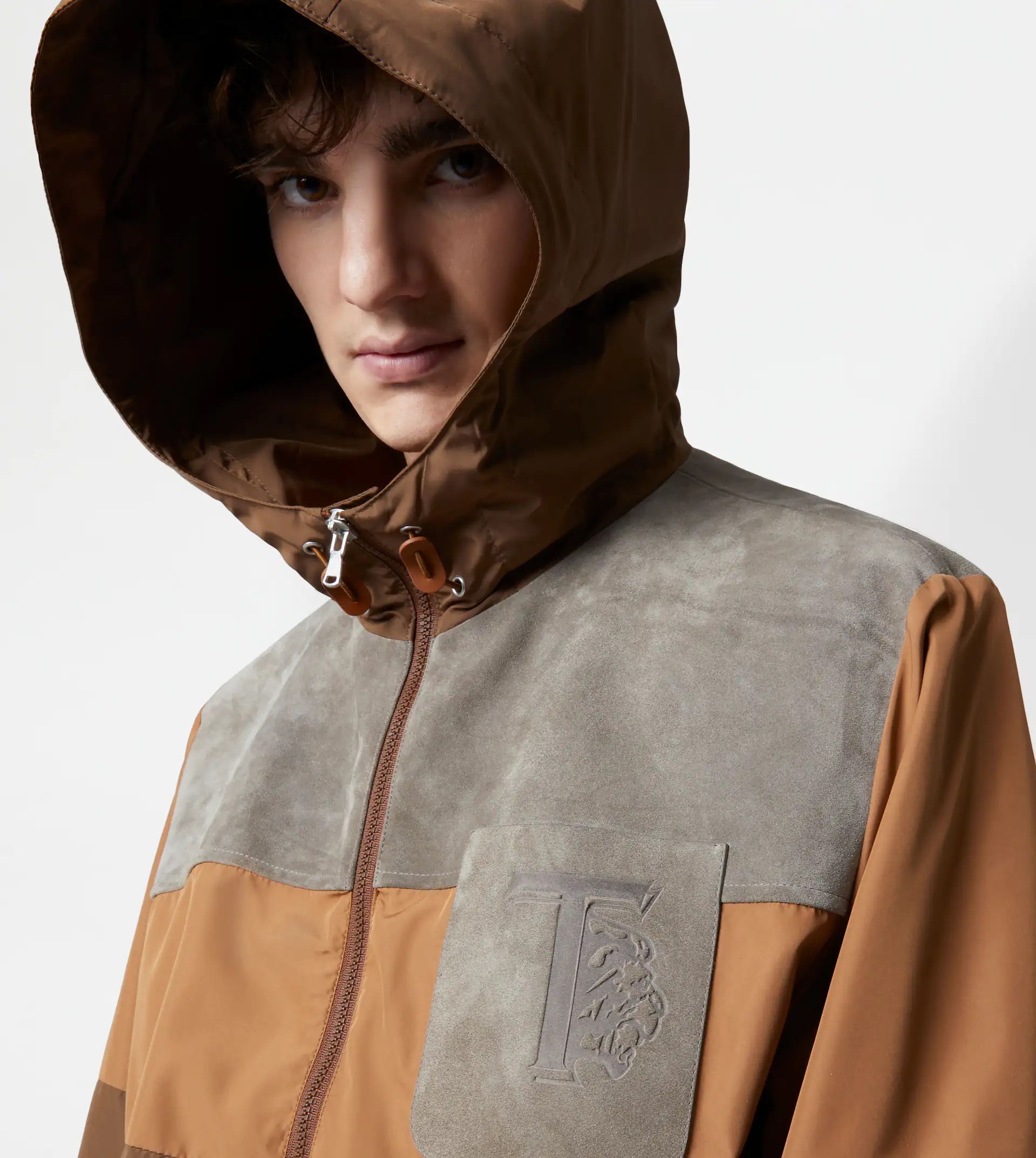 WINDBREAKER - BROWN, BEIGE, ORANGE - 9