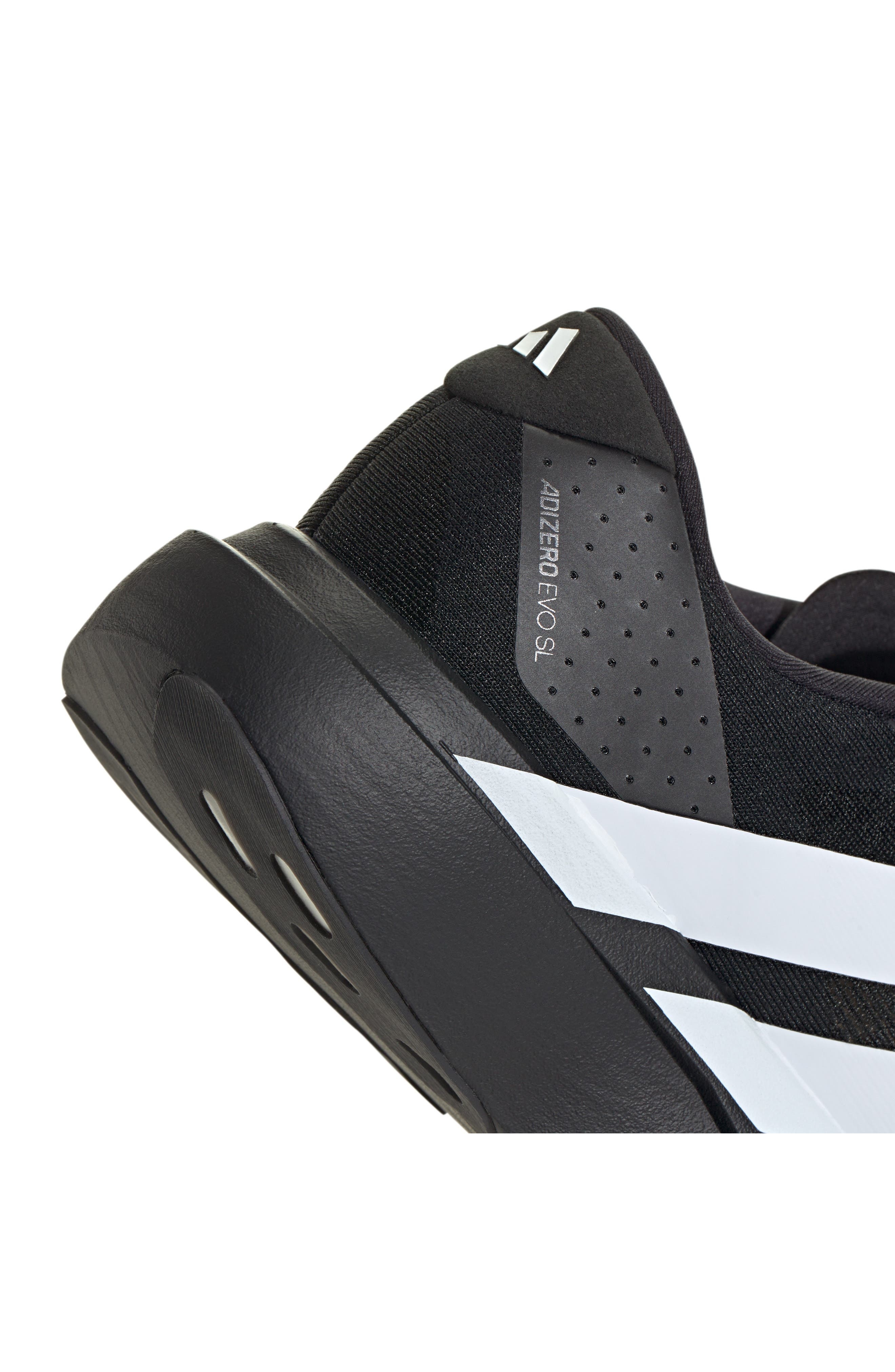 adidas Gender Inclusive Adizero Evo SL Running Shoe in Cblack/ftw at Nordstrom - 7