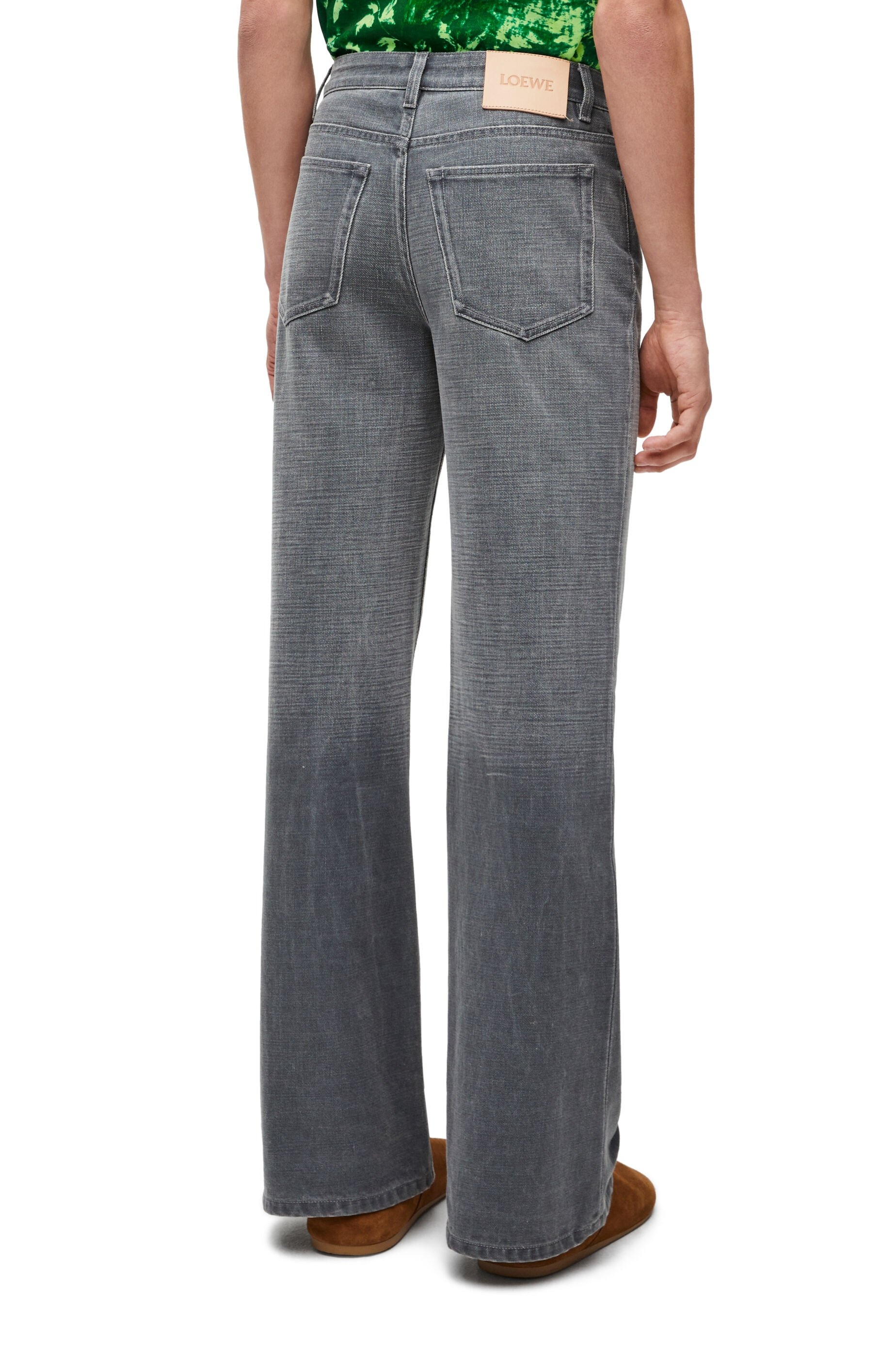 Bootleg jeans in denim - 4