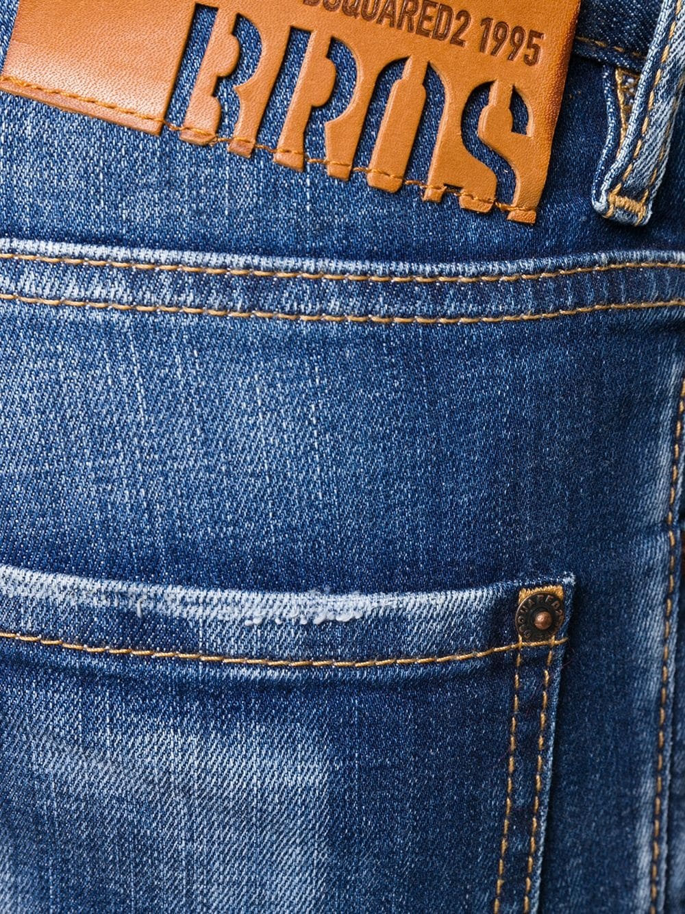 distressed slim-fit jeans - 5