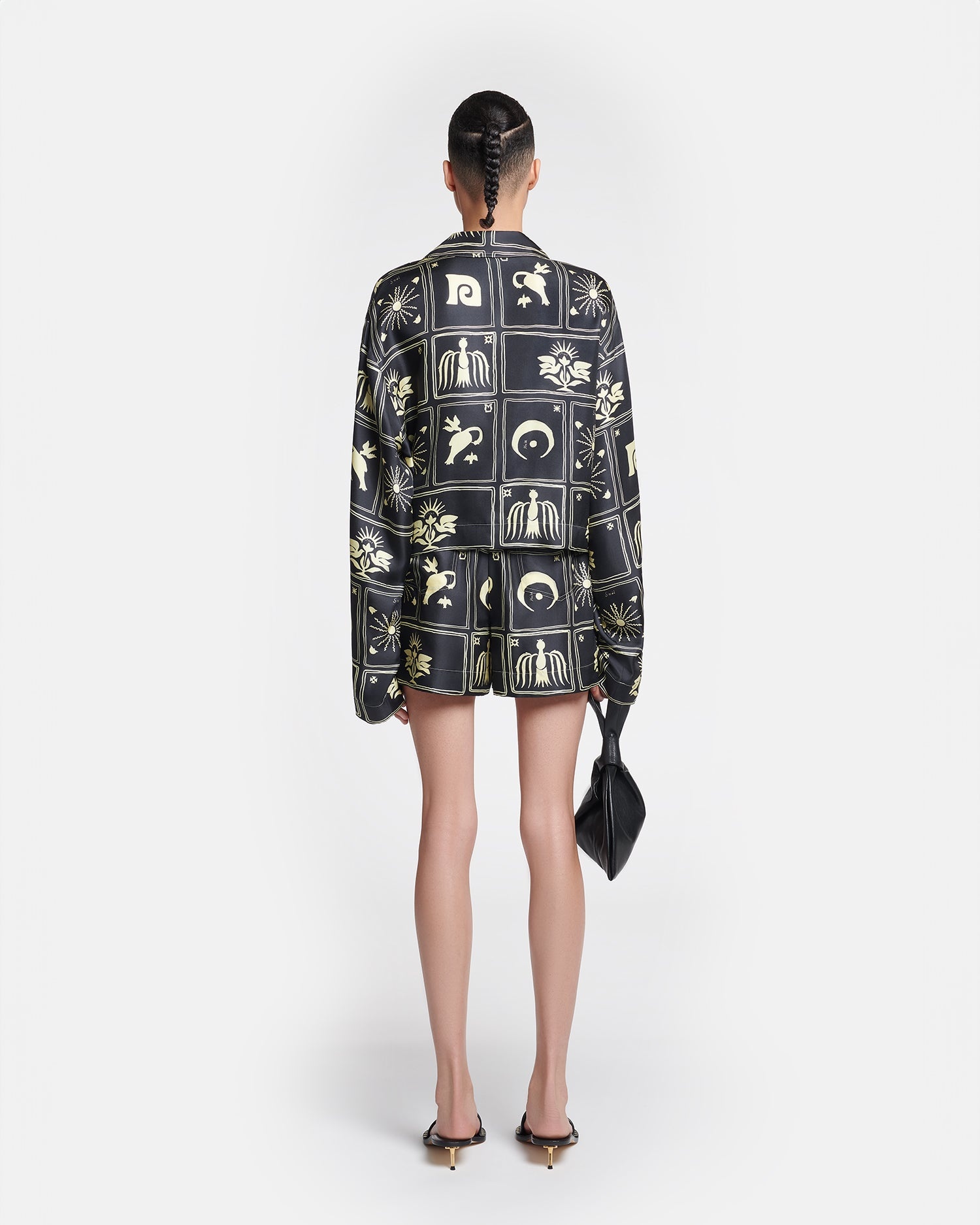 Printed Silk-Twill Boxer Shorts - 6