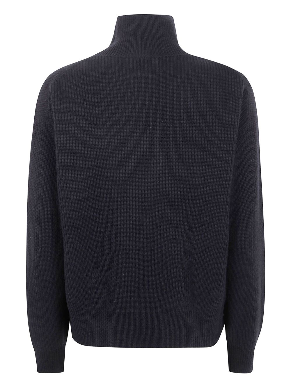 high-neck pocket sweater - 2