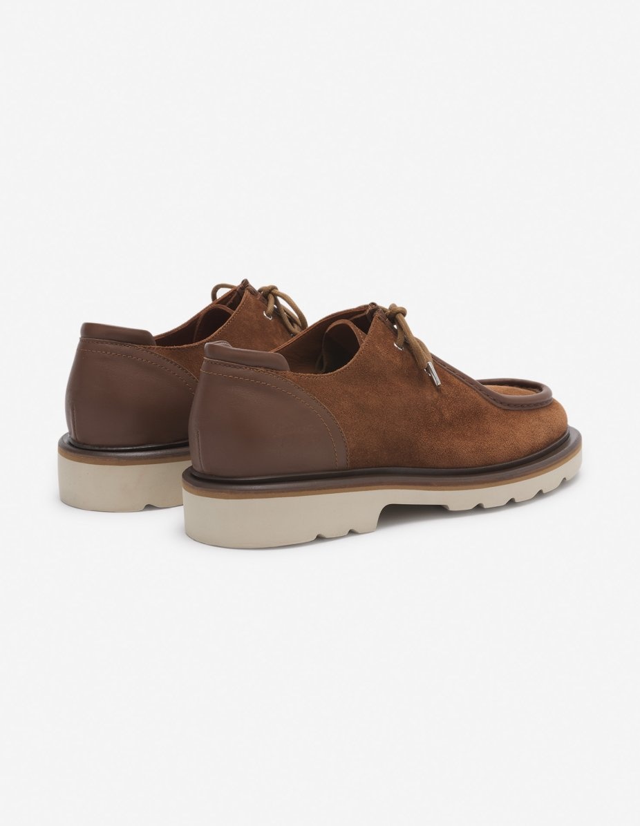 SUEDE LEATHER DERBIES - 4