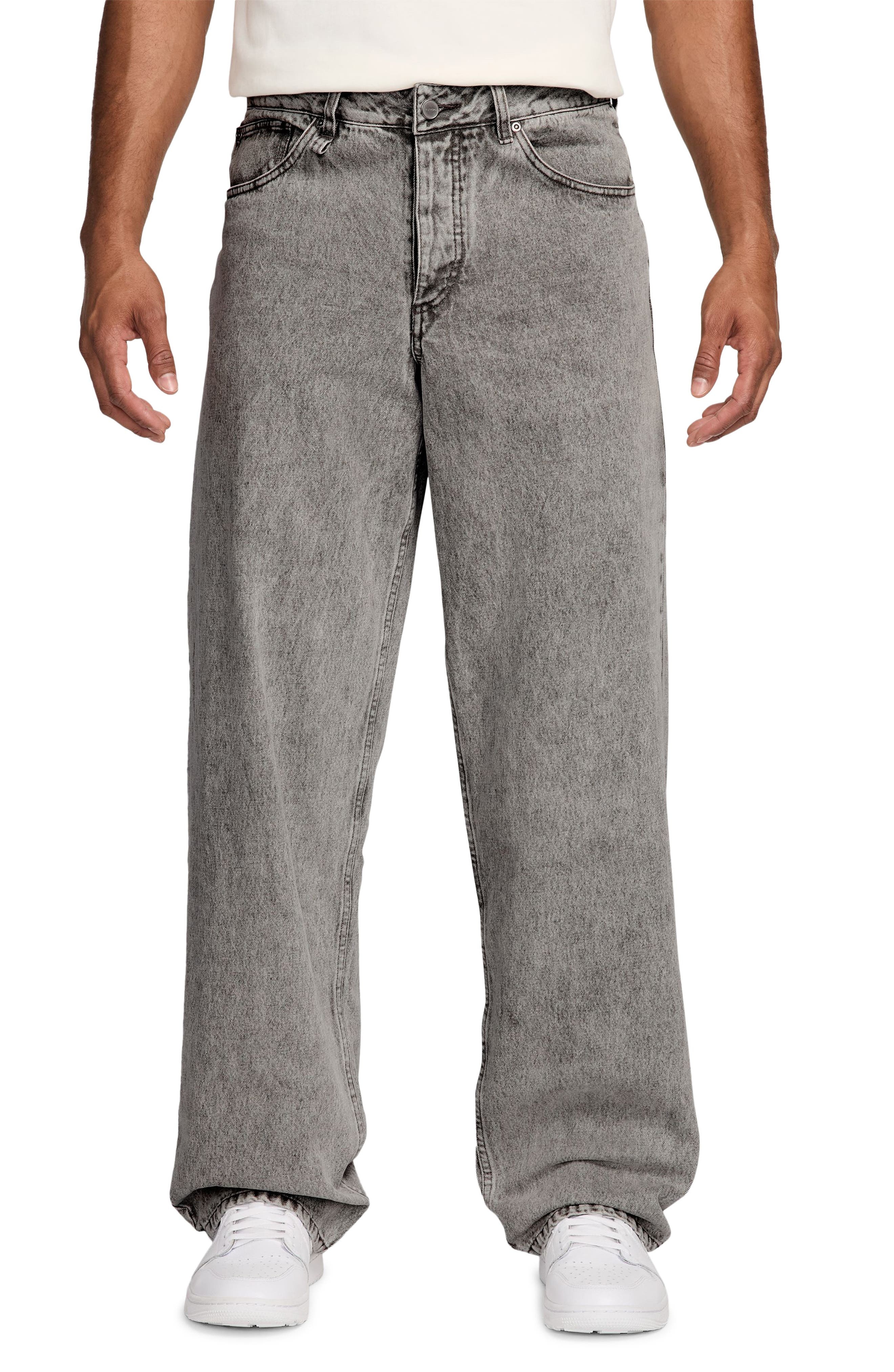 Air Jordan Loose Fit Jeans in Flat Pewter at Nordstrom - 1