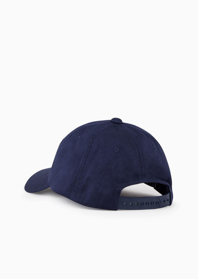 EMPORIO ARMANI Baseball cap with embroidered oversized eagle outlook