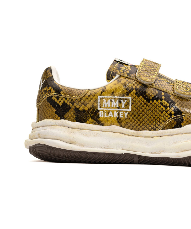 "BLAKEY" OG Sole Python Printed Leather Low-top Sneaker 33