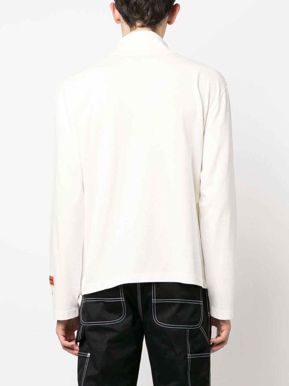 logo patch long-sleeve T-shirt - 4