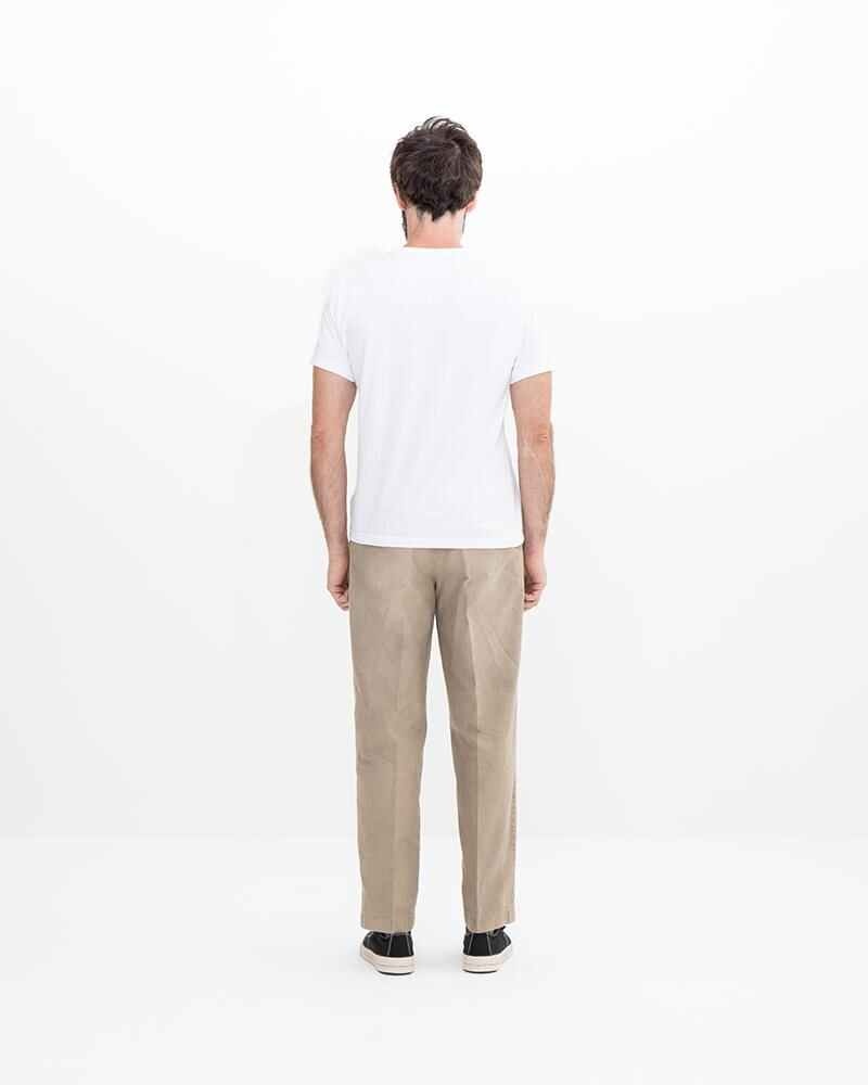 FIELD CHINO PANTS DMGD BEIGE - 4