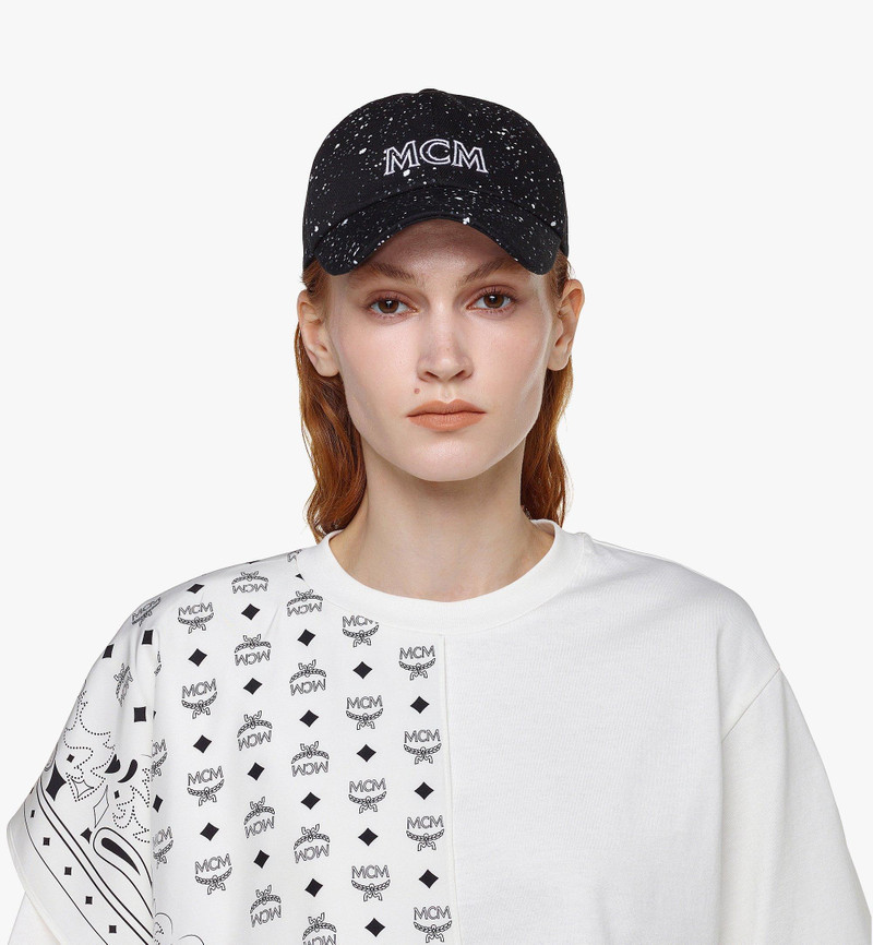 MCM Galaxy Print Logo Cotton Cap outlook