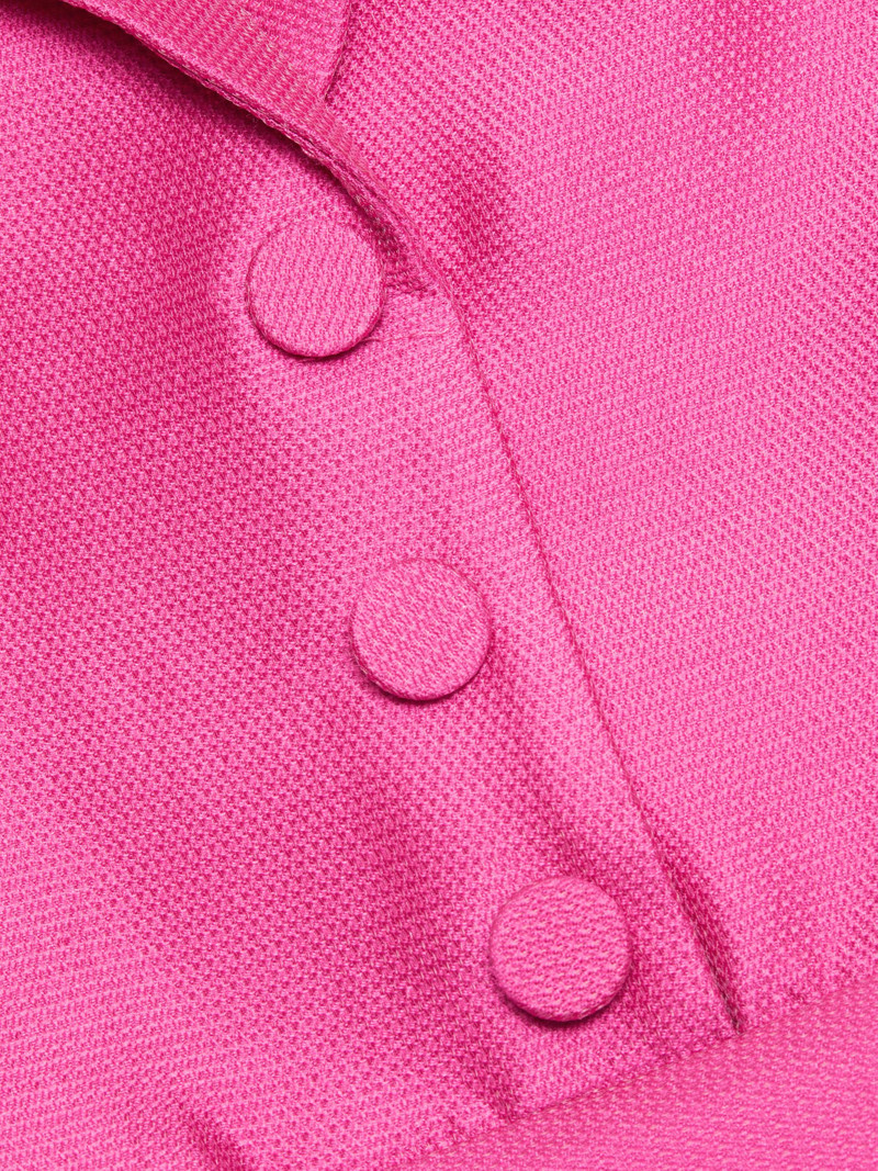 Women's Pebble Gazar Sash-Waist Cocktail Dress - Watermelon 7