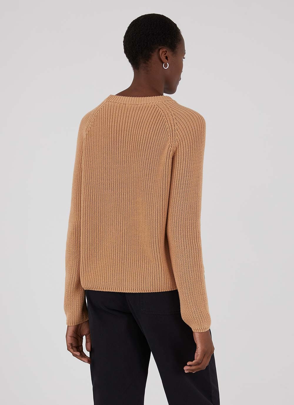 Cotton Boxy Crew Neck Jumper - 3