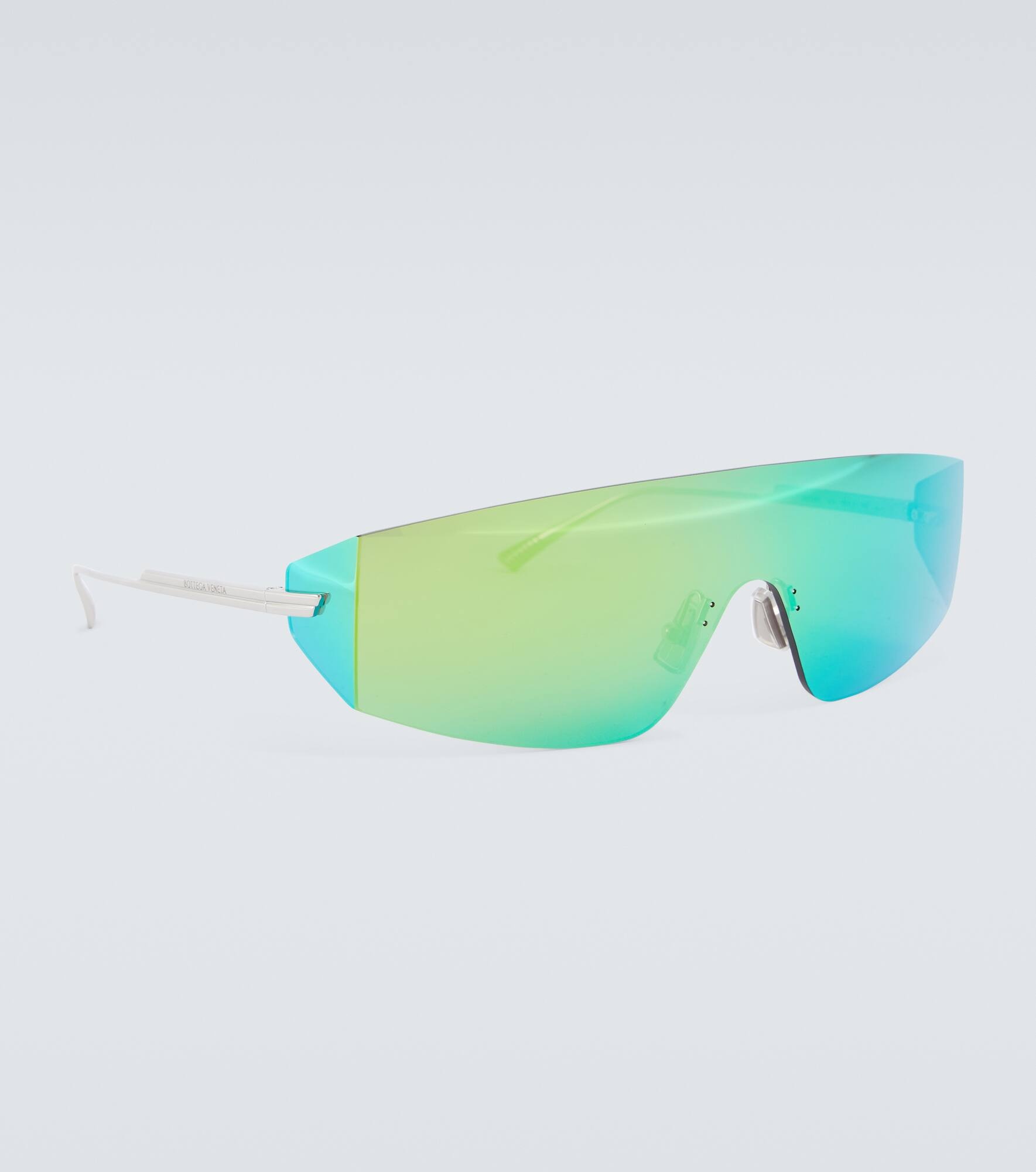 Mask flat-top sunglasses - 4