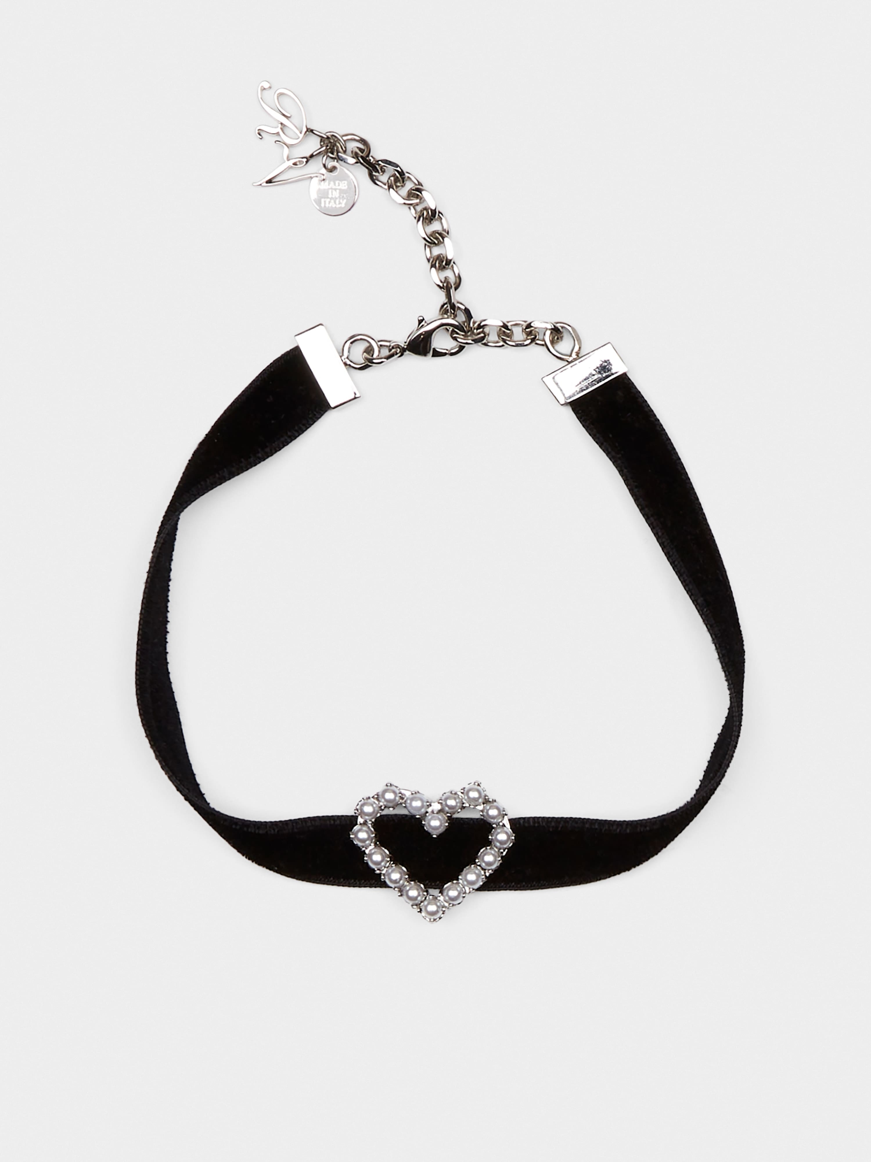 Heart Pearl Chocker - 1