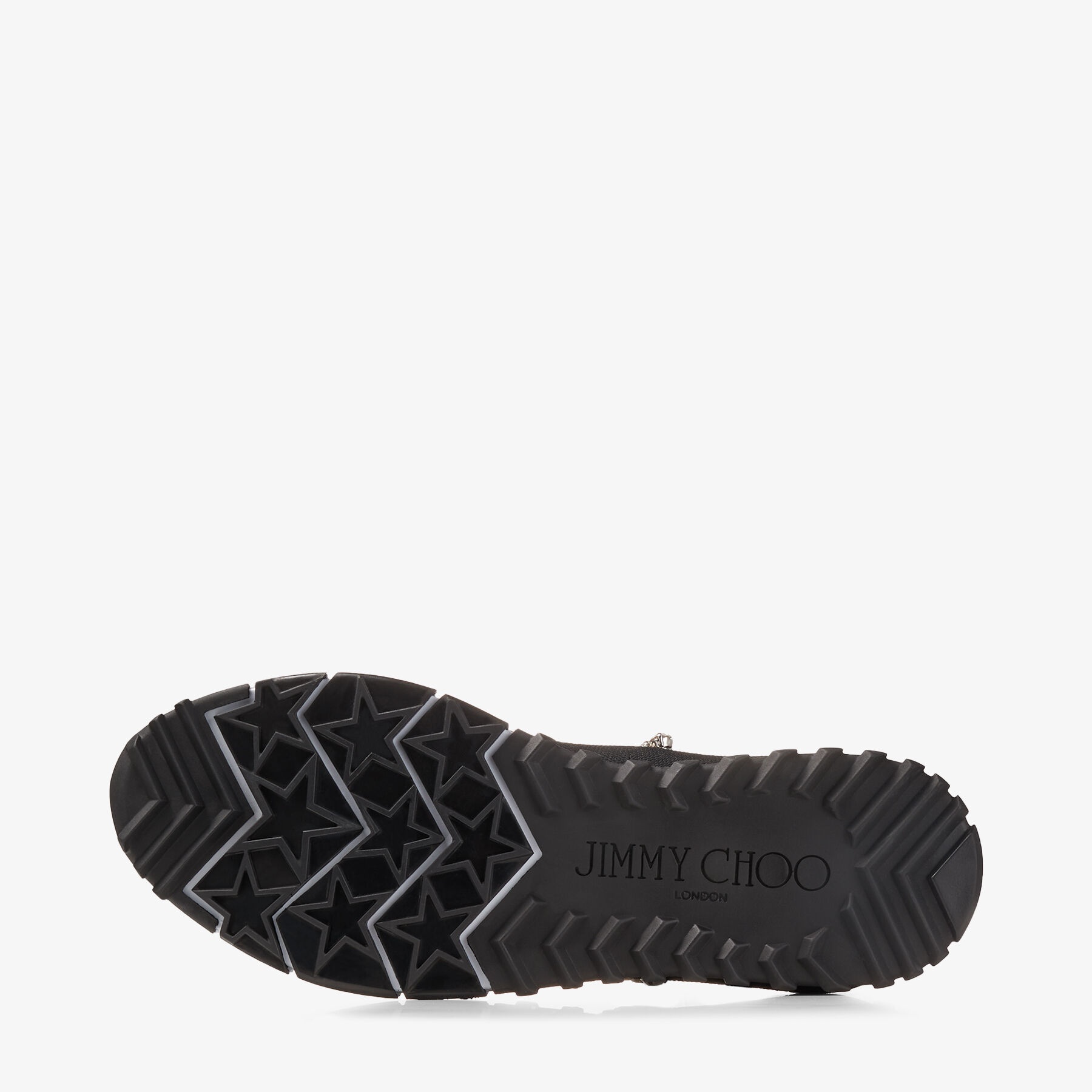 Verona
Black Knit Trainers with Crystal Embellishment - 4