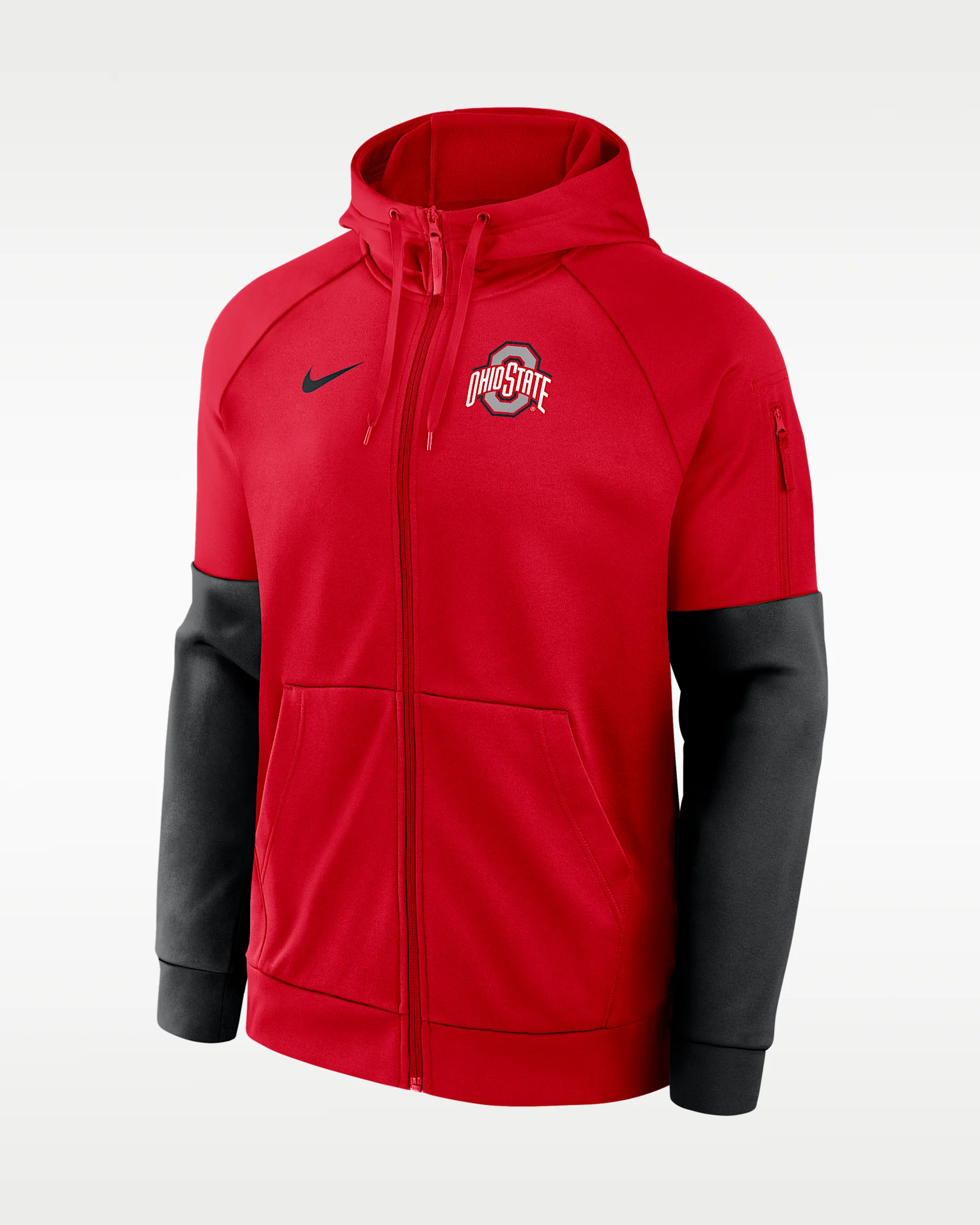 Ohio State Primetime Men's Nike Therma-FIT College Full-Zip Hoodie - 1