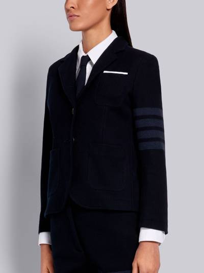 Thom Browne Navy Double Face Cotton Tech Twill 4-Bar High Armhole Jacket outlook