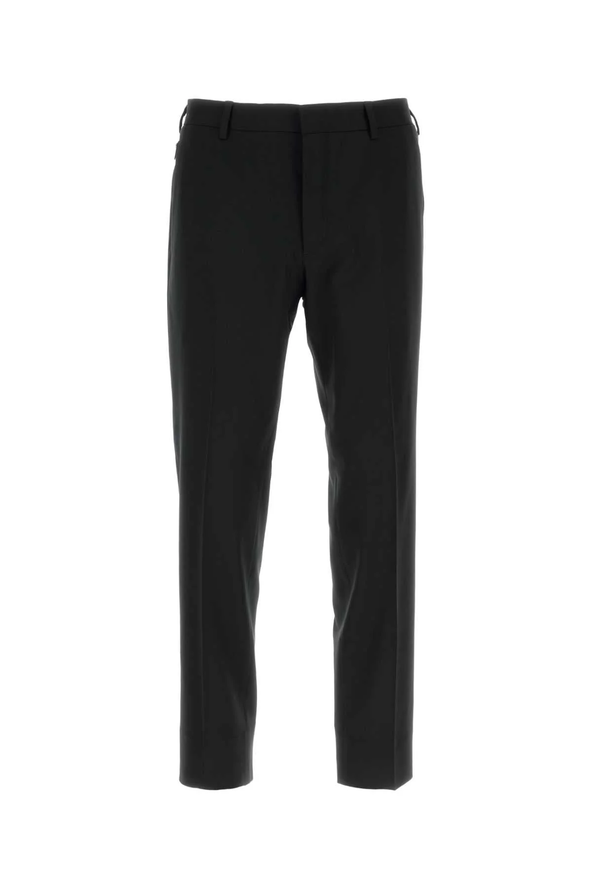Prada Men Black Stretch Wool Pant - 1