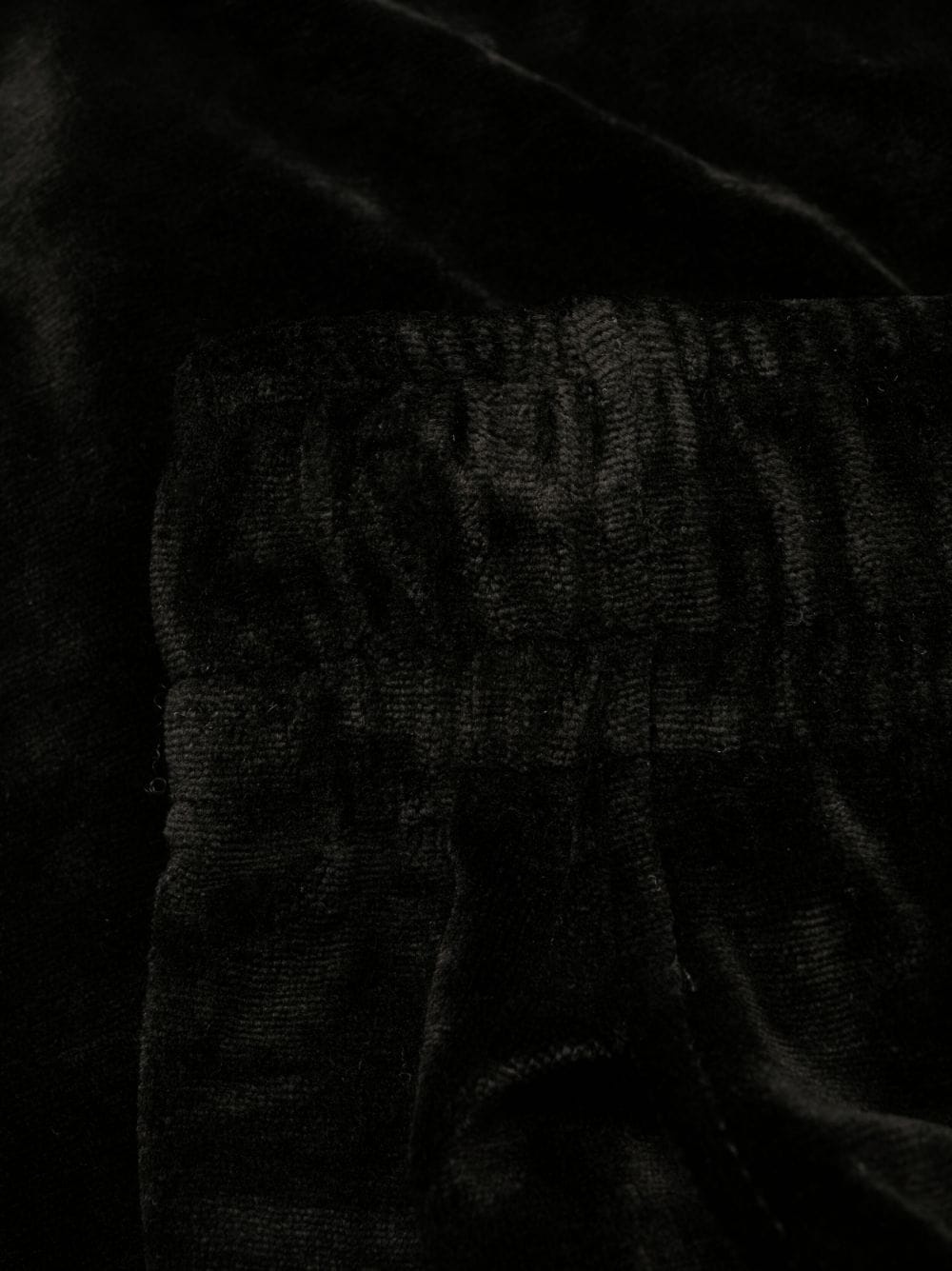 velvet straight-leg trousers - 7