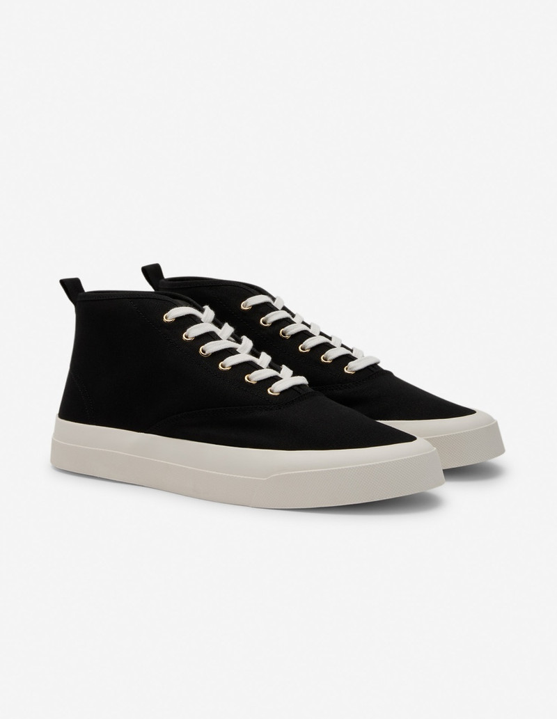 Maison Kitsuné HIGH TOP CANVAS LACE-UP SNEAKERS outlook