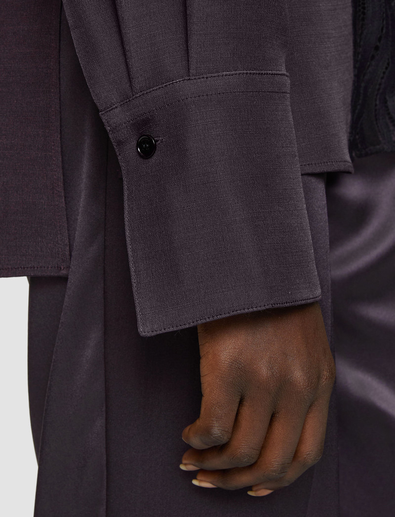 Madrid Evening Silk Blend & Lace Blouse 6