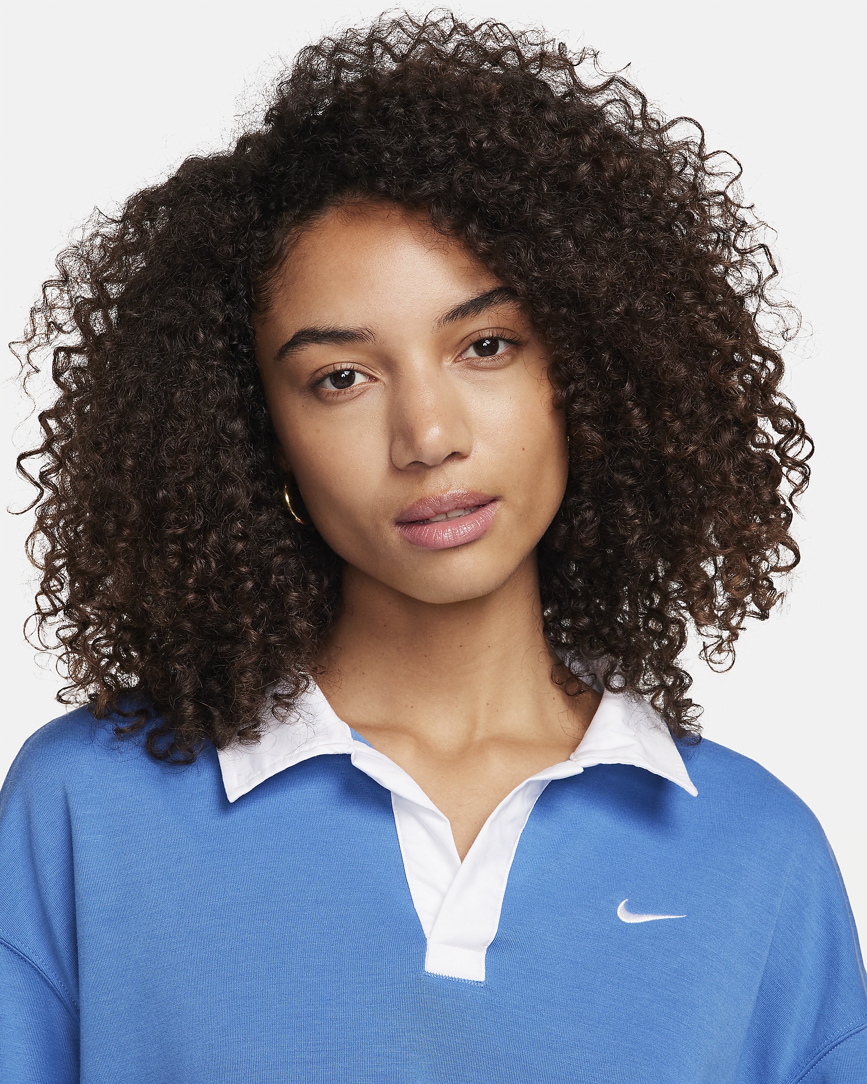 Women's Nike Sportswear Essential Oversized Long-Sleeve Polo - 3